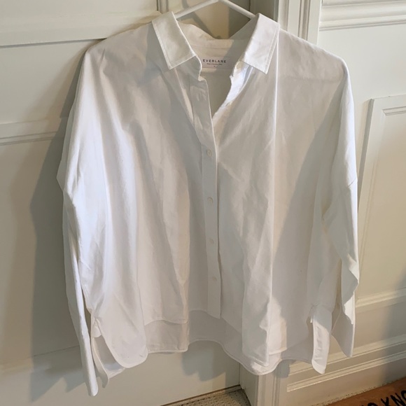 Everlane Tops - Everlane oversized cotton Oxford shirt, sz 10